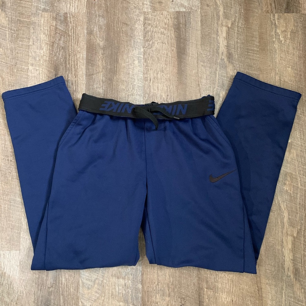 Nike Sweatpants Navy Blue Small